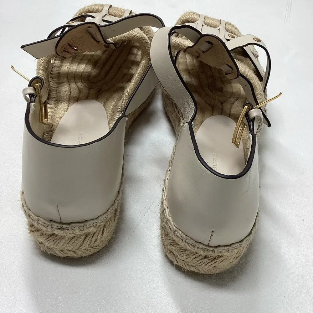 Tory Burch Fisherman Platform‎ Espadrille Sandal Size 10.5